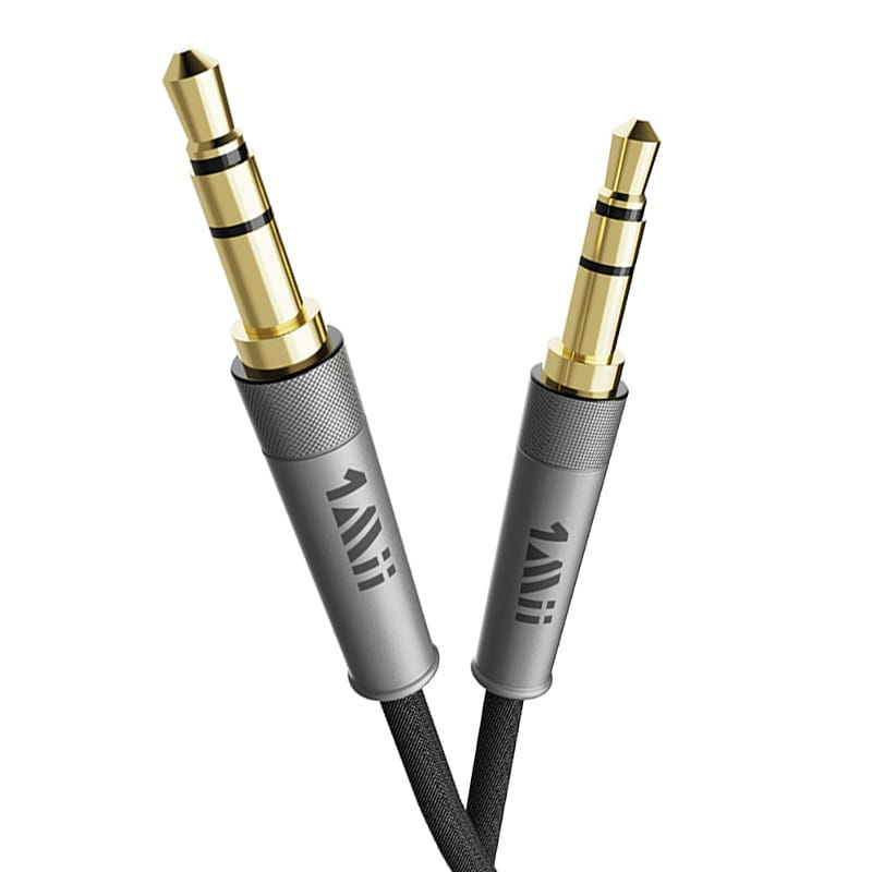원미 은도금코어 프리미엄 3.5mm AUX 케이블, 1Mii CB104 - 상품 이미지