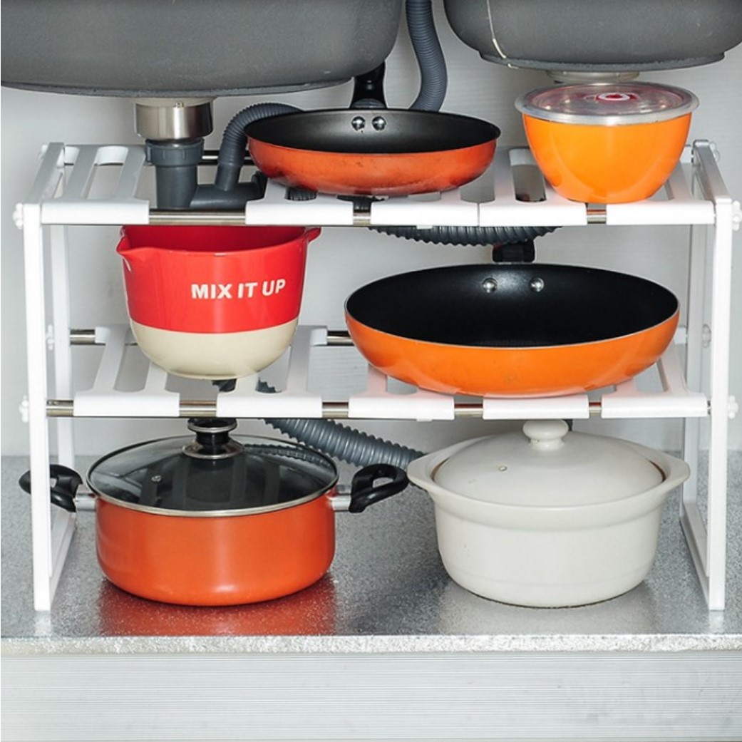 주방선반 이케아 싱크대 하부장 정리대 수납 언더 씽크인