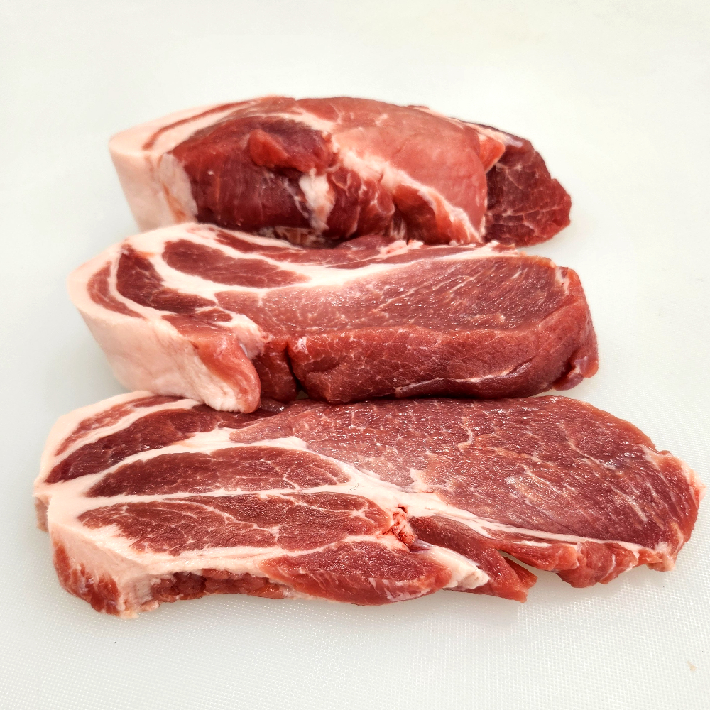 풍진축산 한돈 냉장 목살 구이 캠핑 수육용 500g+500g