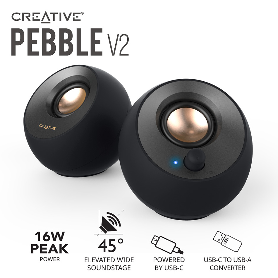 크리에이티브 PEBBLE V2 스피커 이미지 3