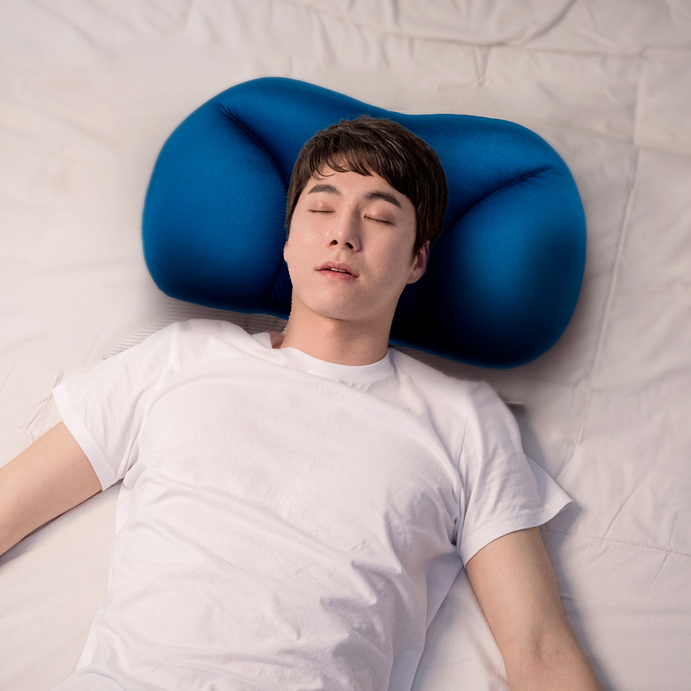 노멀라이프 빨아쓰는 무중력 에어볼 경추 베개 꿀잠 쿠션 일자목 숙면