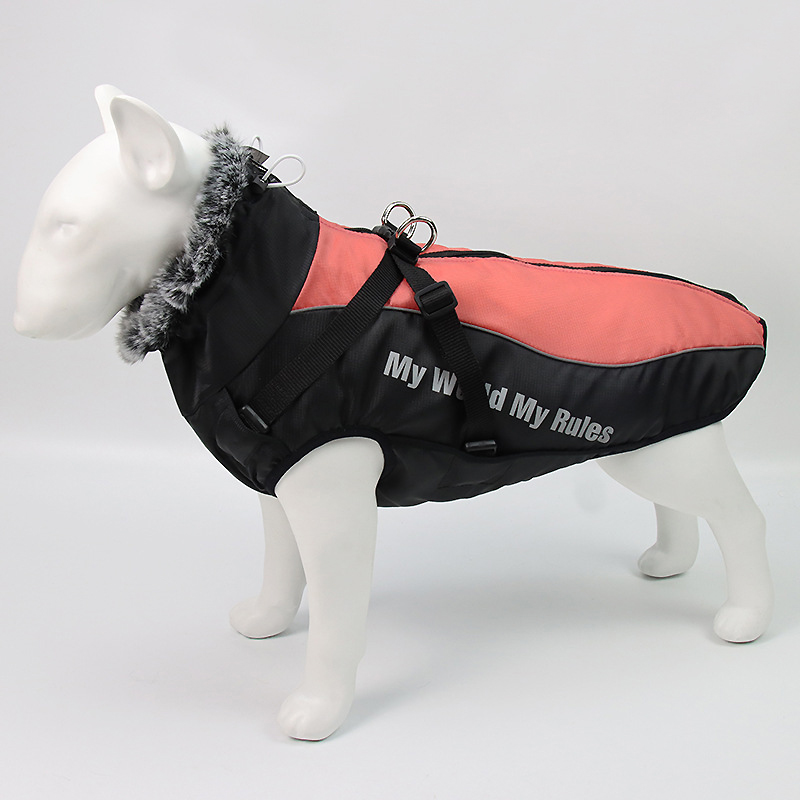 강아지패딩 하네스 대형견 패딩 조끼 겨울옷 진돗개 XL