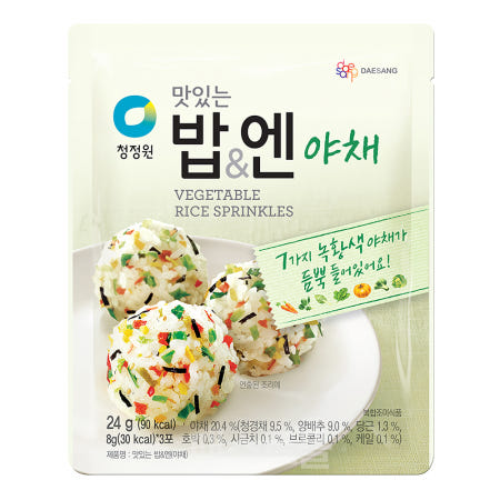 청정원 맛있는 밥&엔 야채(8g X 3입) 24g