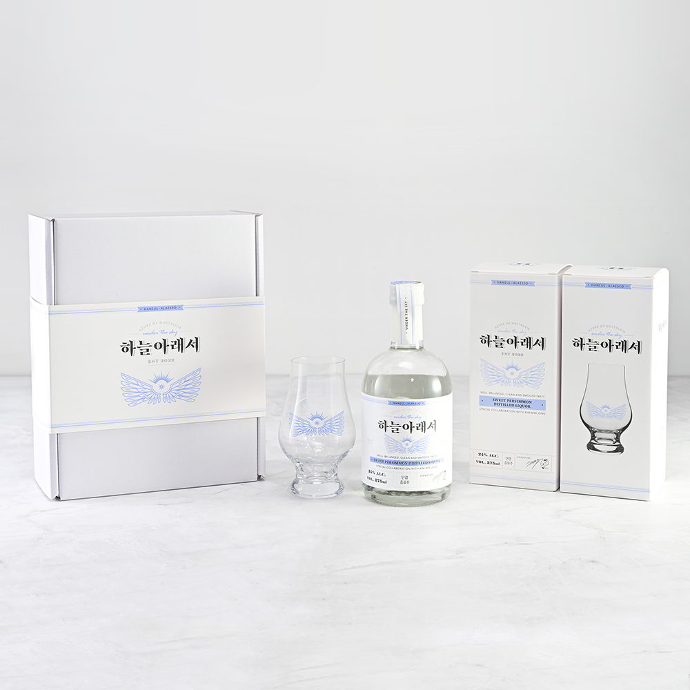 하늘아래서 24도 375ml 전용잔 선물세트 - 상세 이미지 5