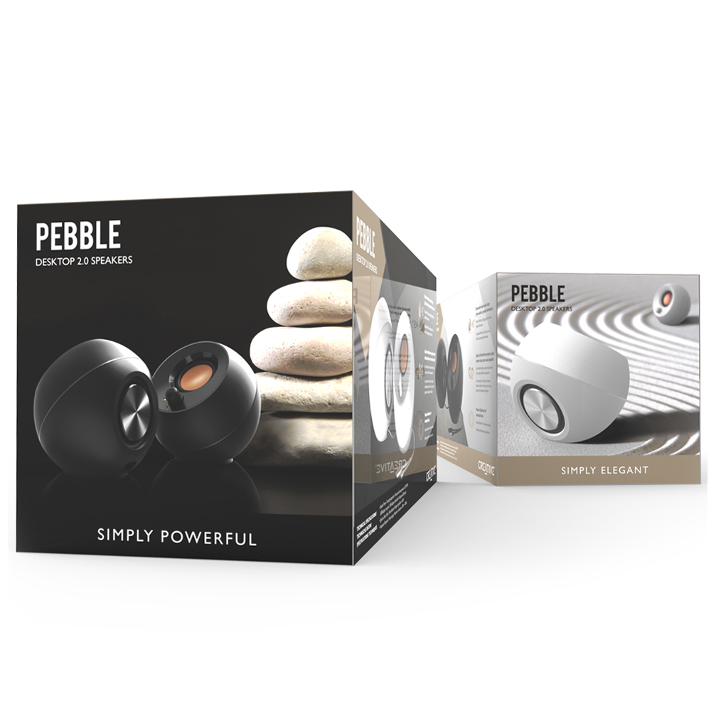 크리에이티브 PEBBLE 2.0 (화이트) 스피커