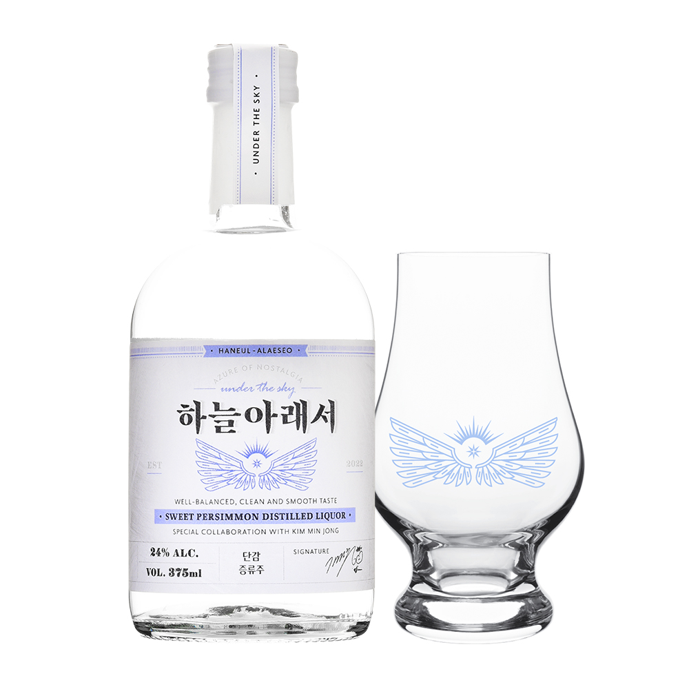 하늘아래서 24도 375ml 전용잔 선물세트