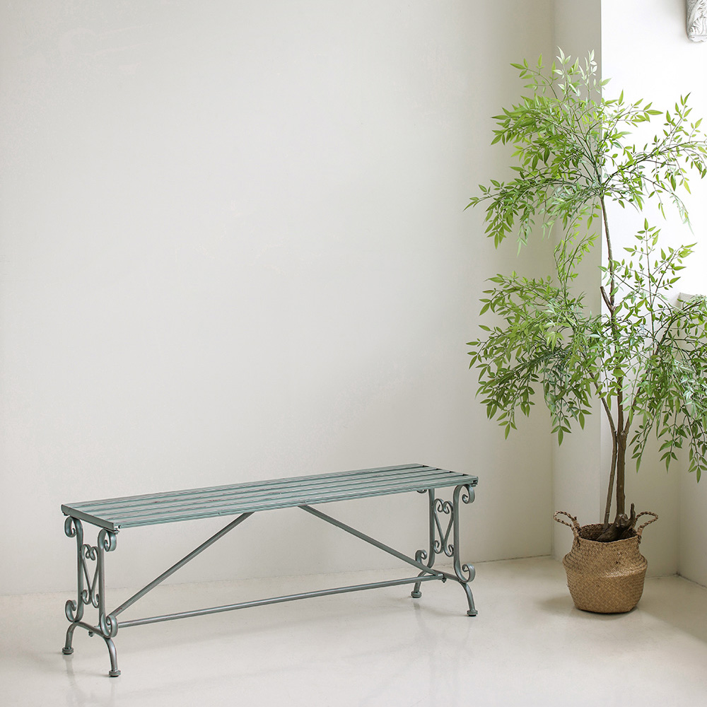 몬테스 가든 빈티지 철제 테라스 벤치 의자 야외 카페 정원 공원 아웃도어 가구