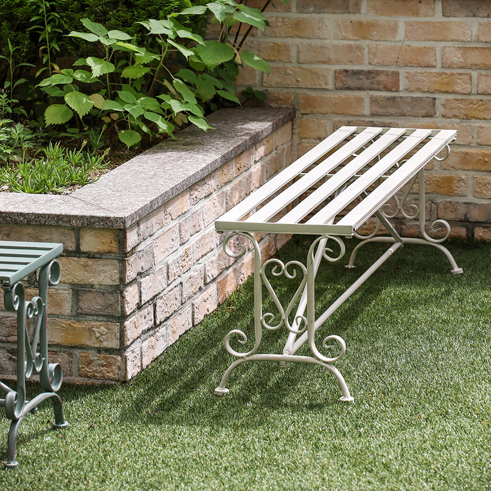 몬테스 가든 빈티지 철제 테라스 벤치 의자 야외 카페 정원 공원 아웃도어 가구