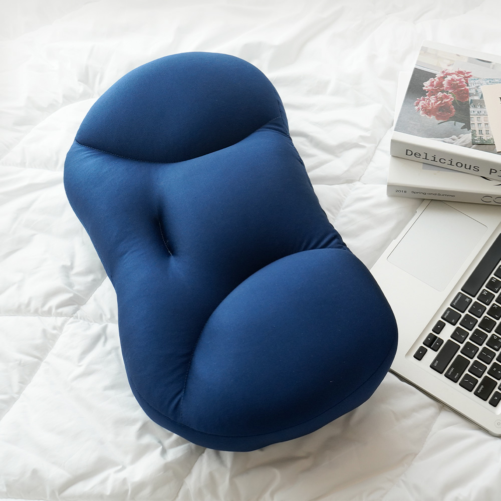 노멀라이프 빨아쓰는 무중력 에어볼 경추 베개 꿀잠 쿠션 일자목 숙면