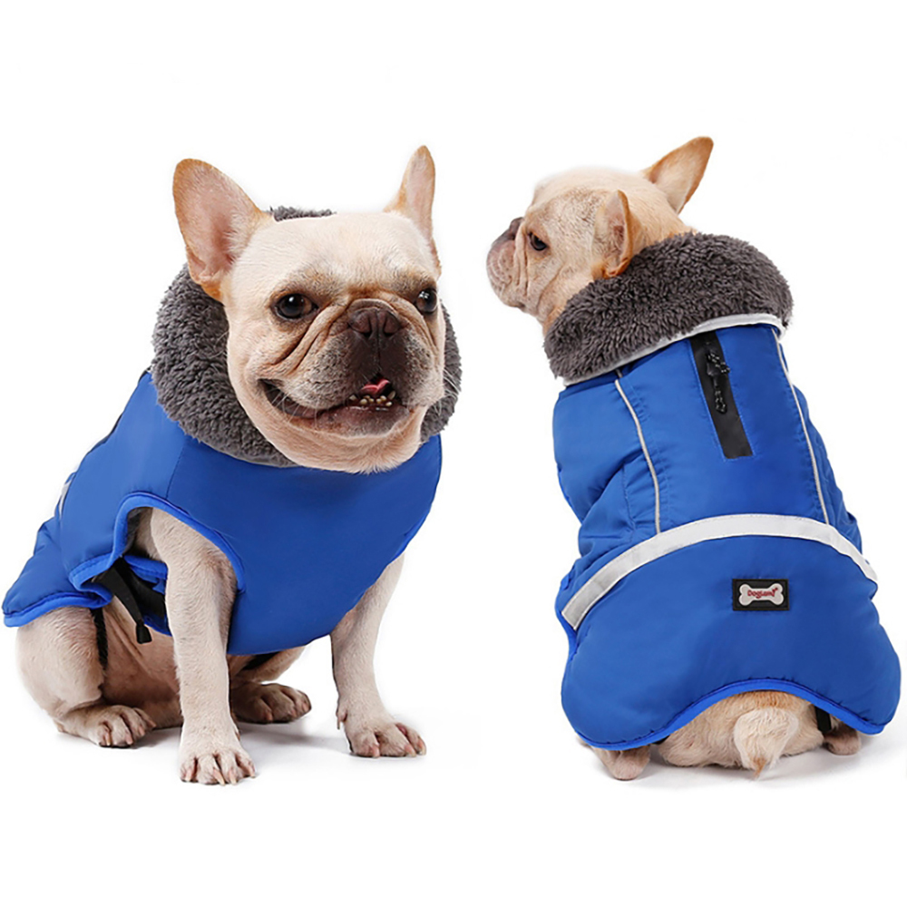 강아지패딩 대형견 패딩 조끼 겨울옷 중형견 무스탕 S