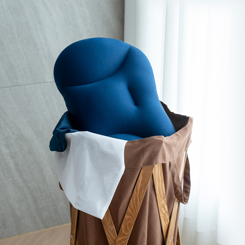 노멀라이프 빨아쓰는 무중력 에어볼 경추 베개 꿀잠 쿠션 일자목 숙면