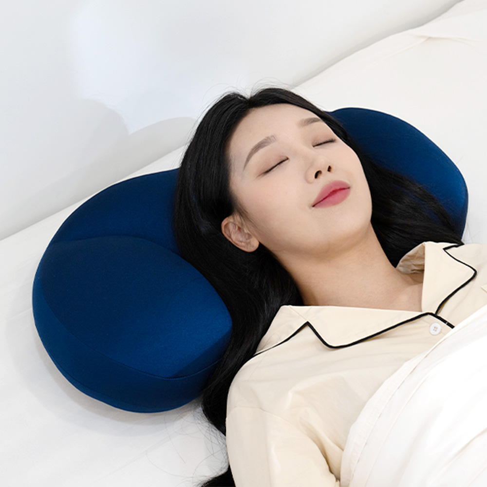 노멀라이프 빨아쓰는 무중력 에어볼 경추 베개 꿀잠 쿠션 일자목 숙면