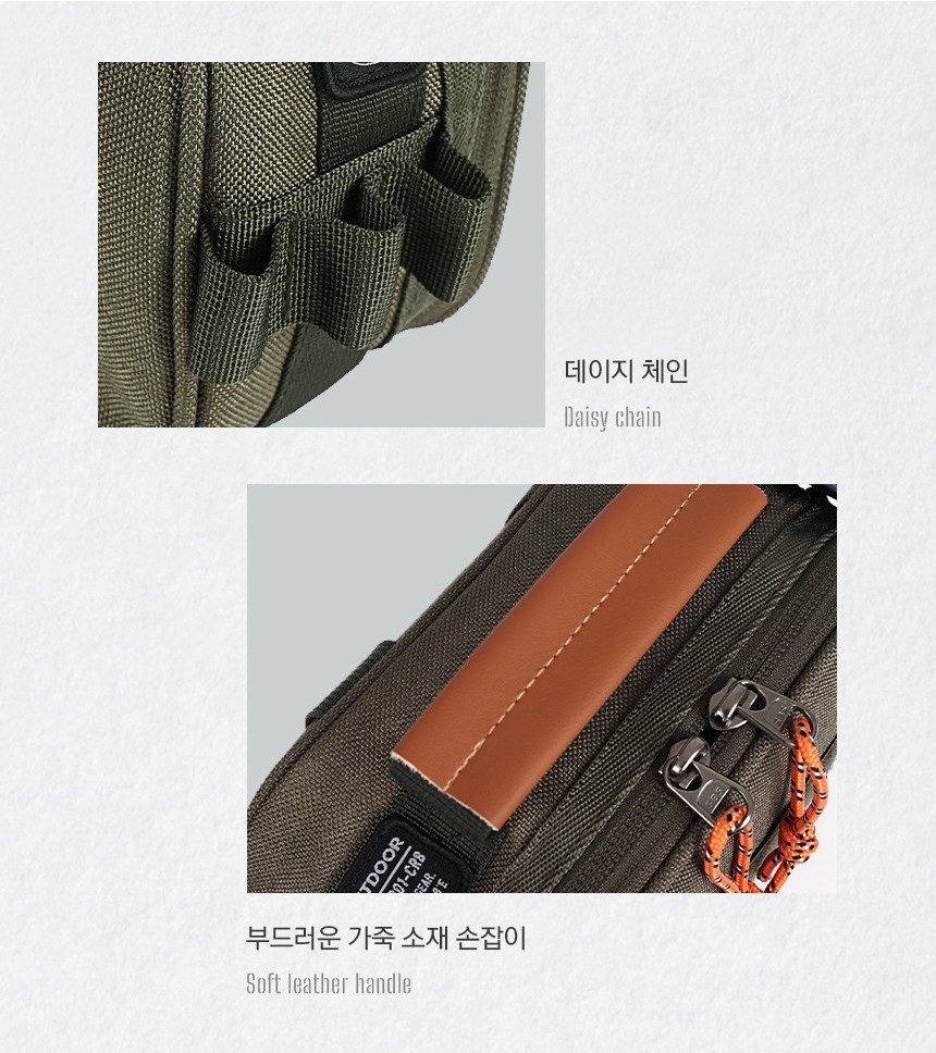 카즈미 필드 오벌 케이스 낚시 캠핑 다용도 소품가방 낚시파우치 캠핑파우치 수납가방 이미지 8