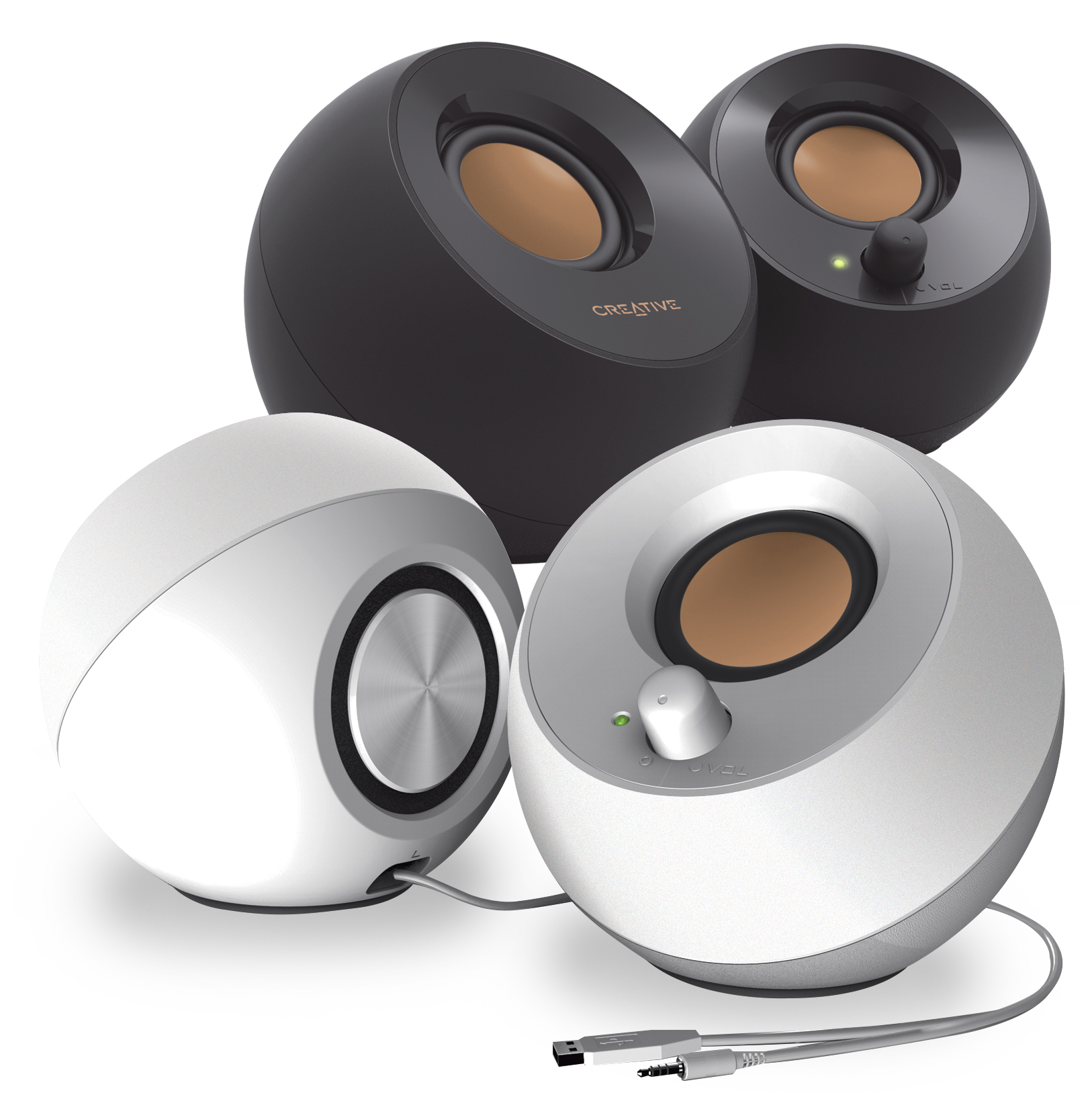 크리에이티브 PEBBLE 2.0 (화이트) 스피커