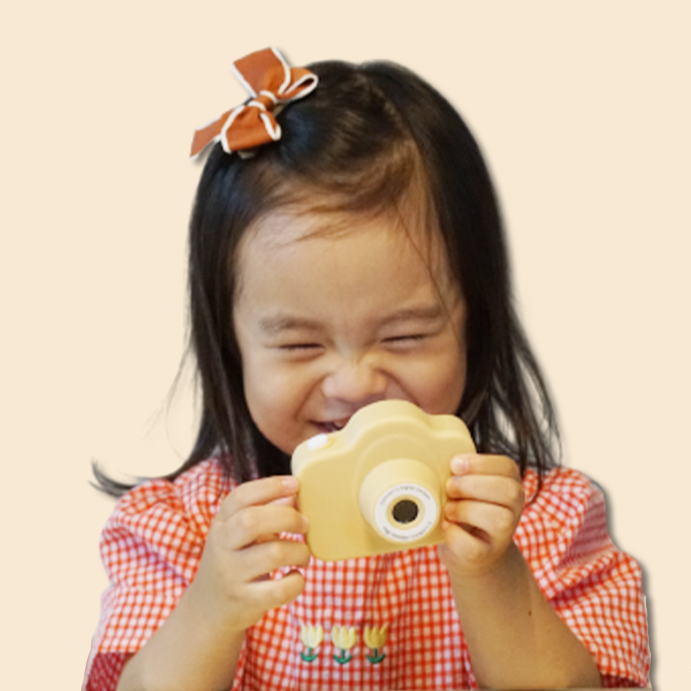 이지드로잉 아기 카메라 유아 미니 디토카메라 베이지 - 상품 이미지