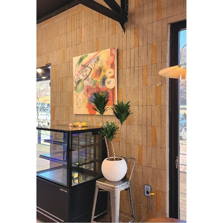 점토타일 쿠키 240x60x12T 쿠키그레이 / 하다건재