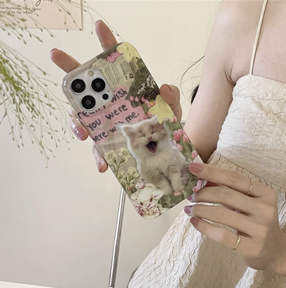 (블프데이) 아이폰14 프로 맥스 케이스 고양이 하품 냥이 - 상세 이미지 2