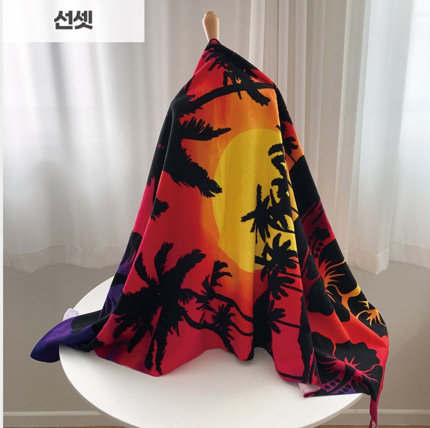 비치타올 큰수건 타월 물놀이 바디 대형 바스 수건 샤워 입는