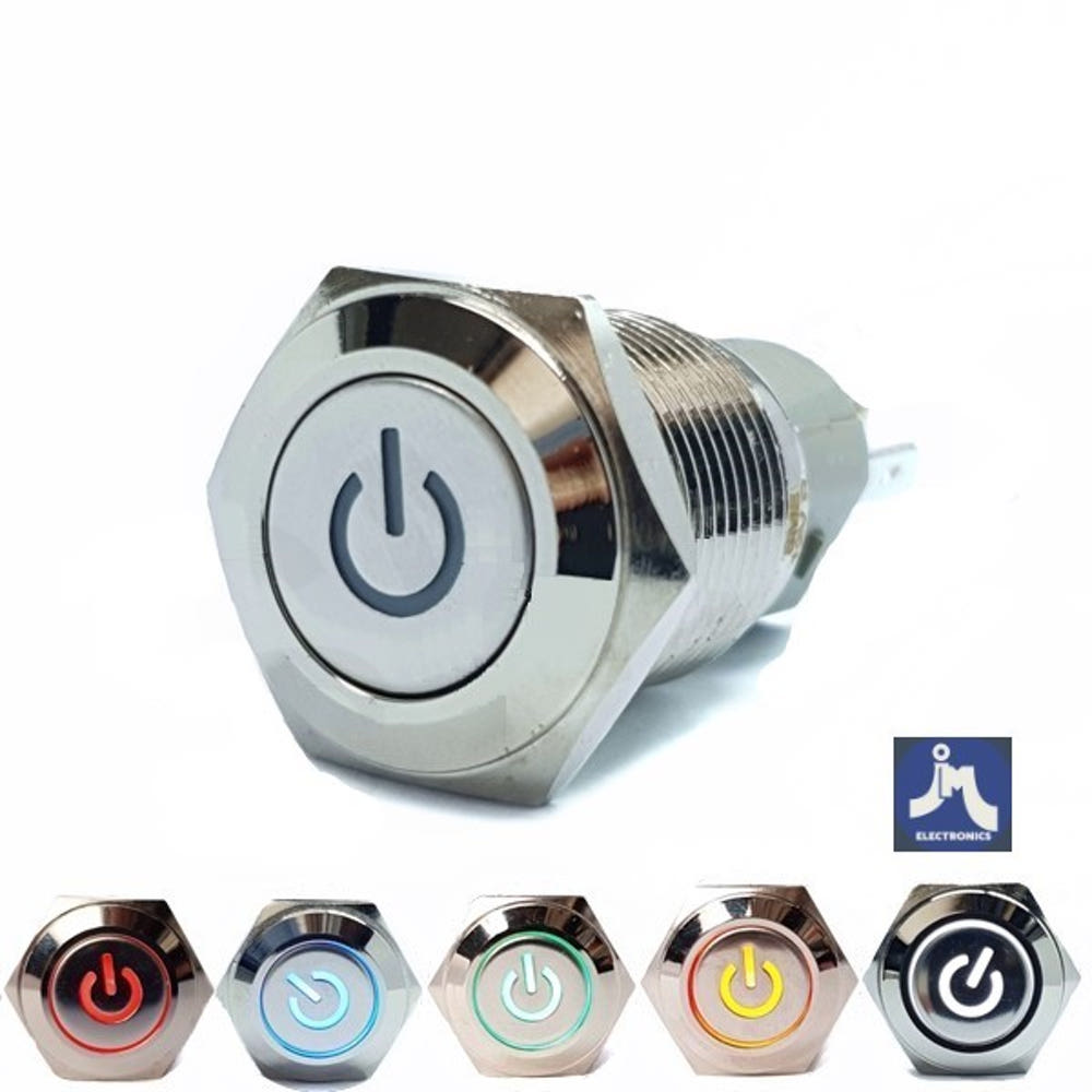 QN16-F5 LED 방수메탈스위치 / IP65