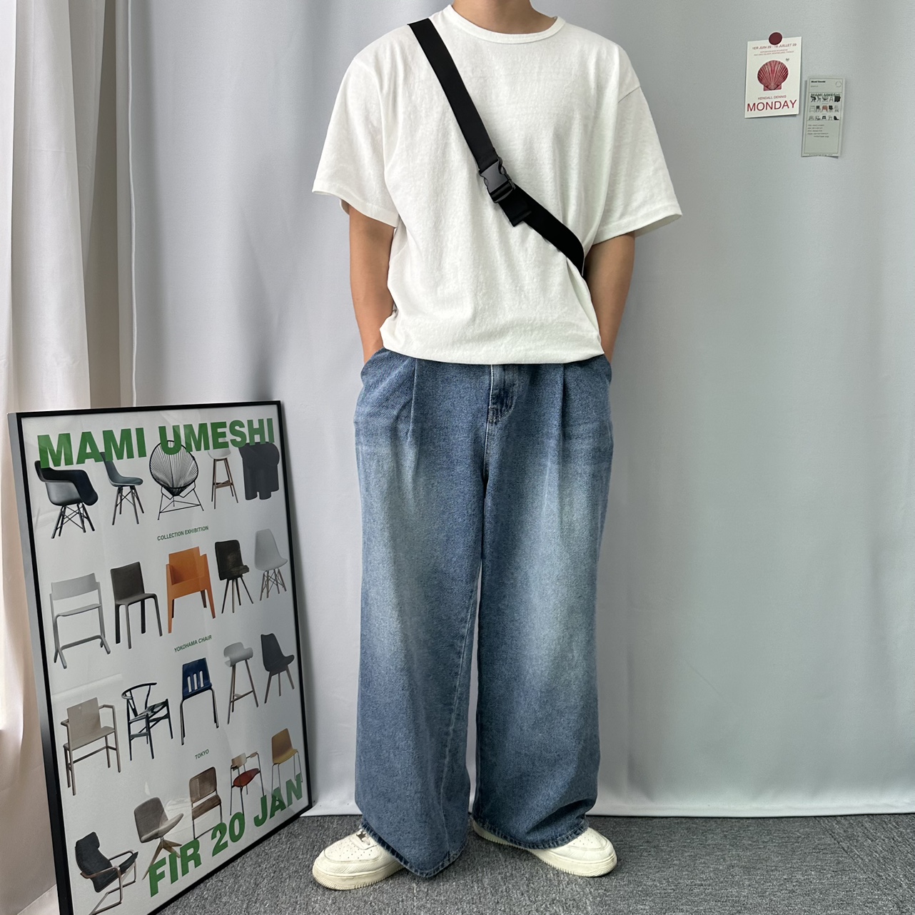 남자흰티 10수반팔 두꺼운반팔티 - 상세 이미지 5