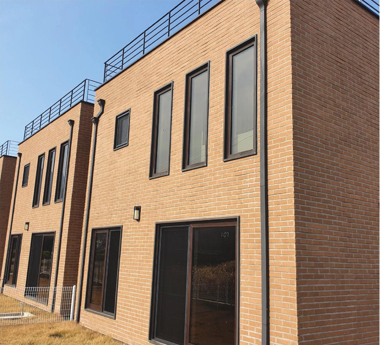 점토타일 쿠키 240x60x12T 쿠키브라운 / 하다건재