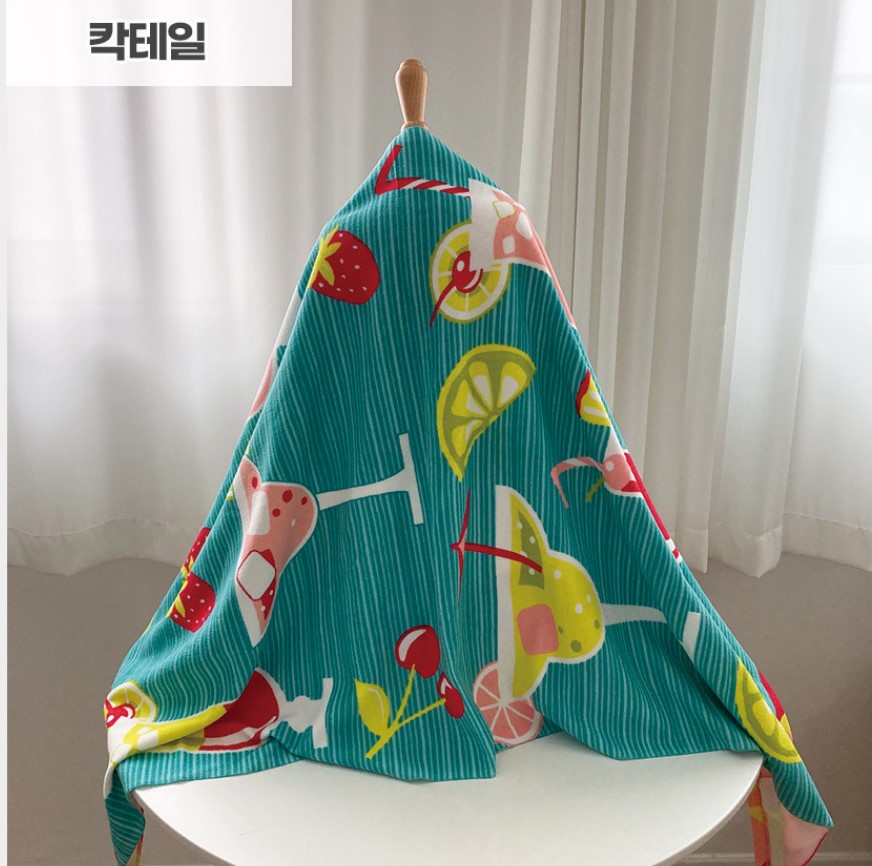 비치타올 큰수건 타월 물놀이 바디 대형 바스 수건 샤워 입는