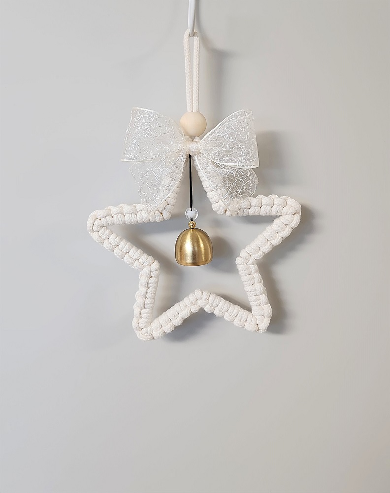 현관종 풍경 종 마크라메 도어벨 문종