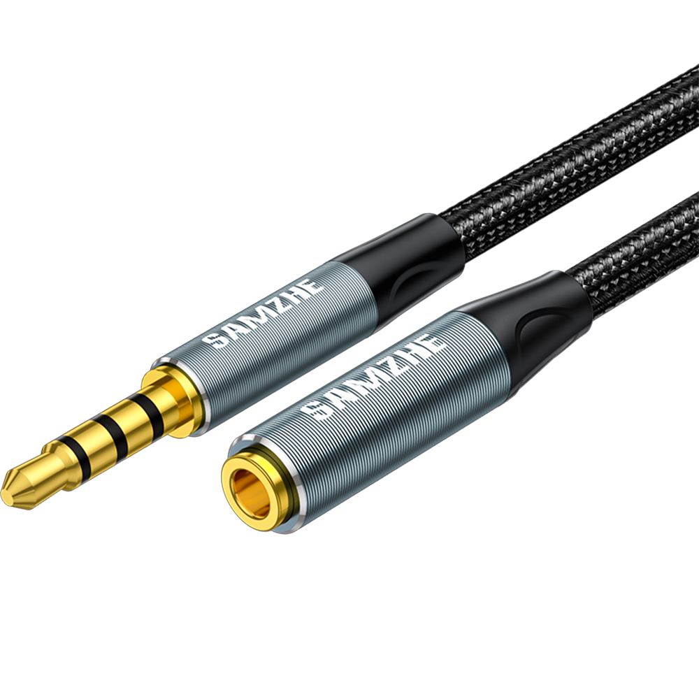 삼지 TRRS 4극 3.5mm AUX 오디오 연장 케이블, YPM1 - 상세 이미지 2
