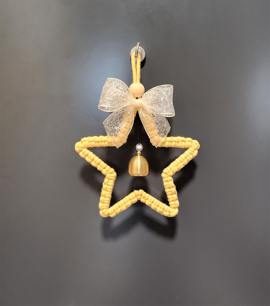 현관종 풍경 종 마크라메 도어벨 문종