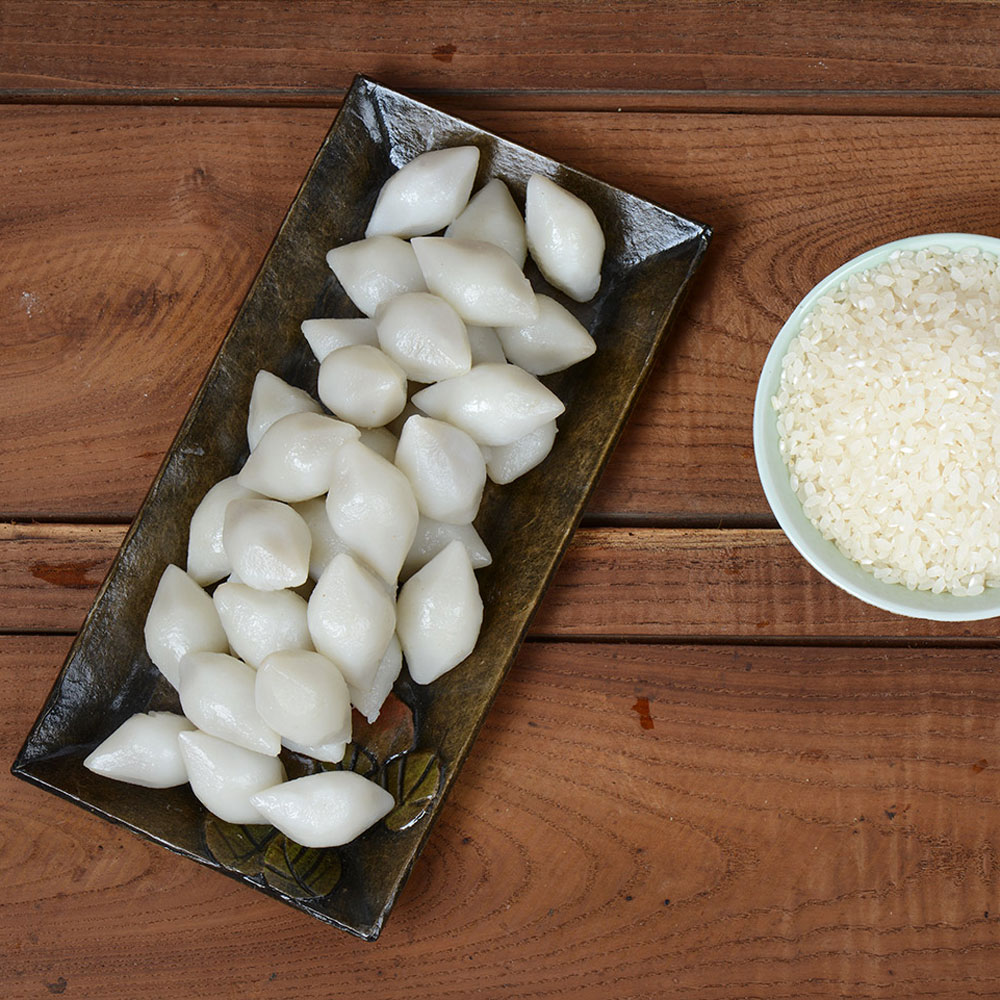싸리재 쉽게 송편만들기 [ 흰송편 반죽 500g 2봉지 ] 유기농 재료 - 상세 이미지 5