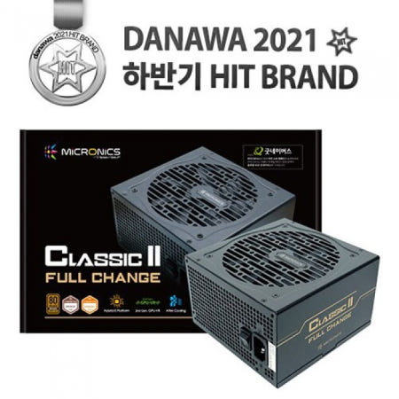 마이크로닉스 Classic II 풀체인지 600W 80PLUS 230V EU