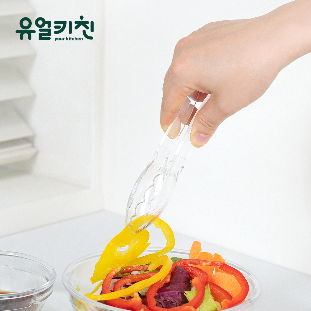 pc 빵집게 업소용 샐러드 빵 베이커리 집게 흰색 - 상세 이미지 4