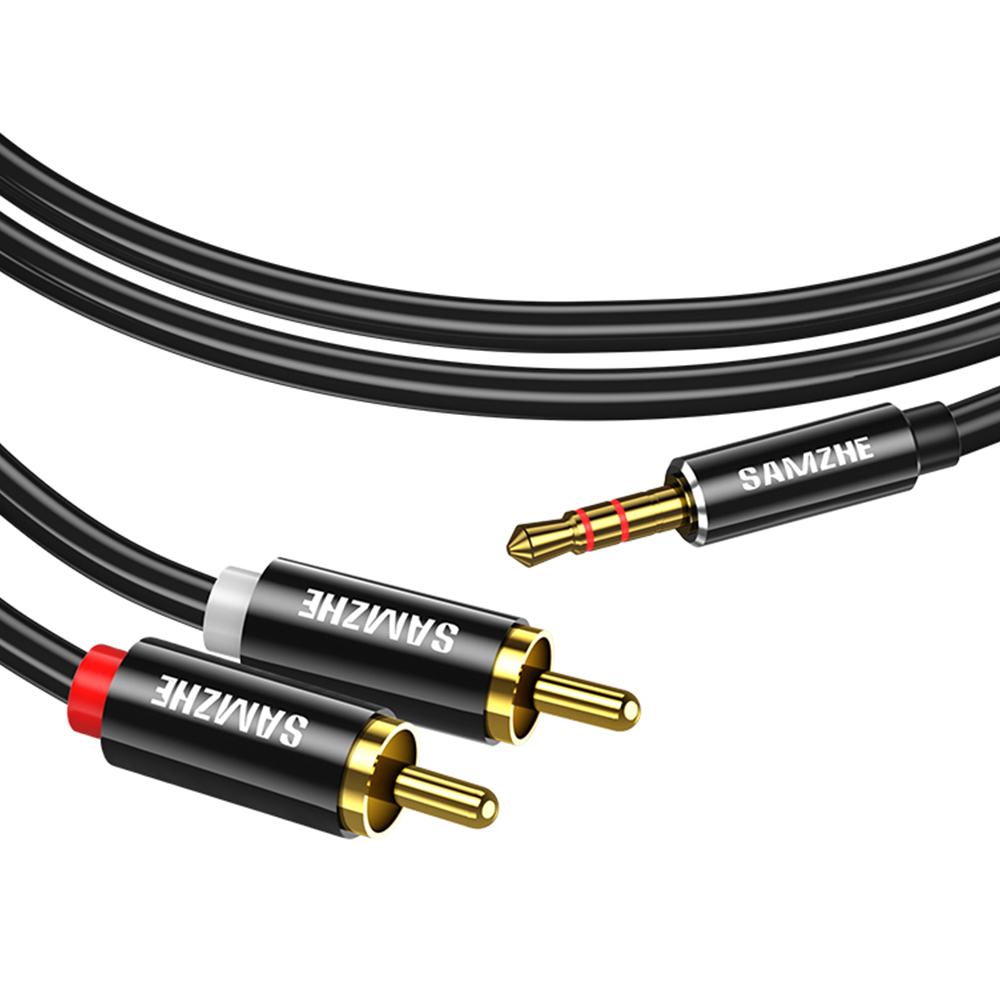 삼지 3.5mm 스테레오 to 2RCA 오디오 케이블 10m 15m, YPR - 상세 이미지 3