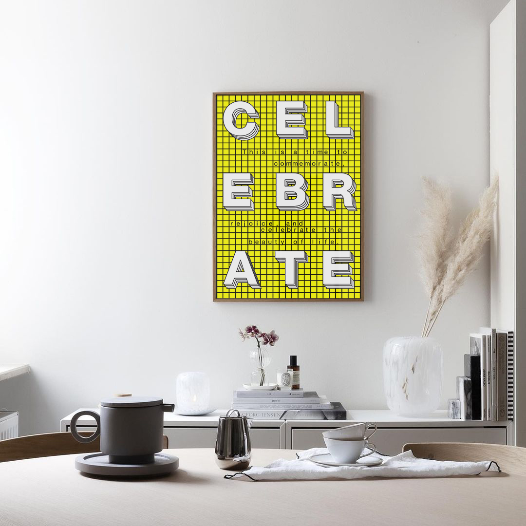 애시드로우 미드센츄리 팝아트포스터 CELEBRATE - 상세 이미지 5
