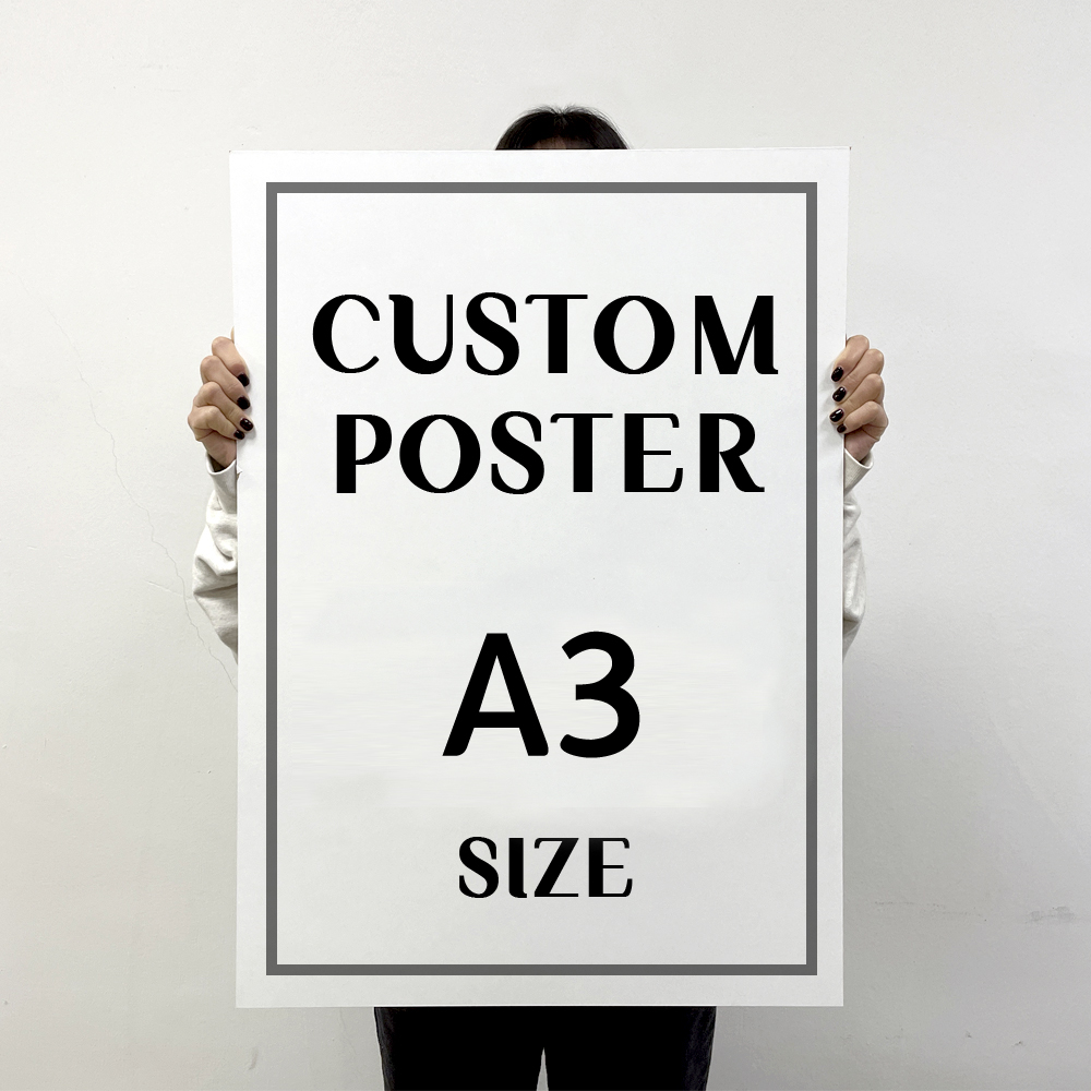 포스터 인쇄 제작 소량 반광택 인화지 235g A3
