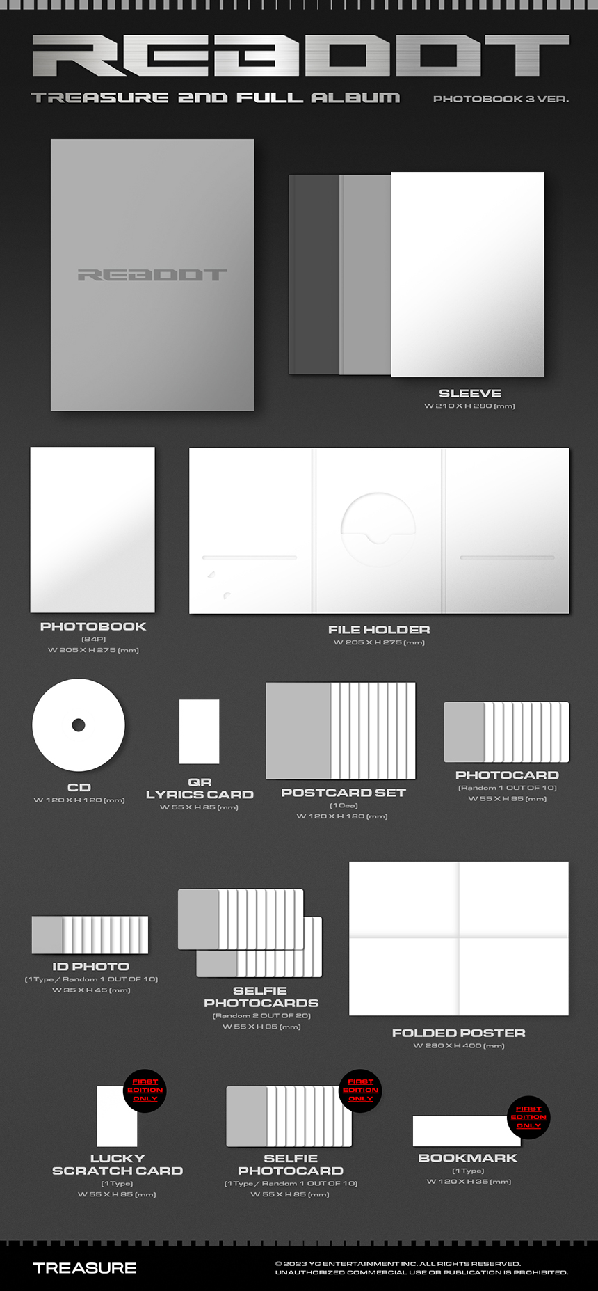 트레저 TREASURE 2ND FULL REBOOT 포토북 버전 PHOTOBOOK - 상세 이미지 2