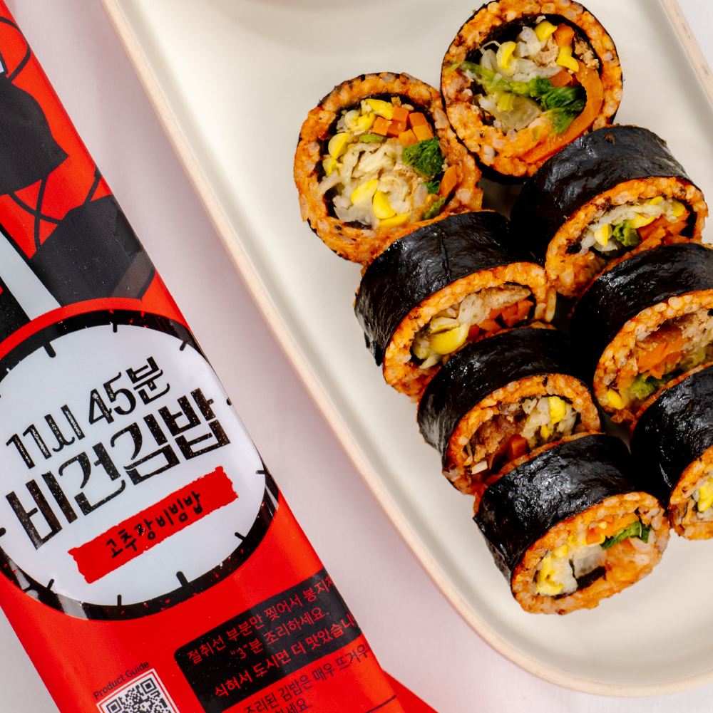 11시45분 곤약김밥 고추장비빔밥 비건 냉동도시락 220g - 상세 이미지 2
