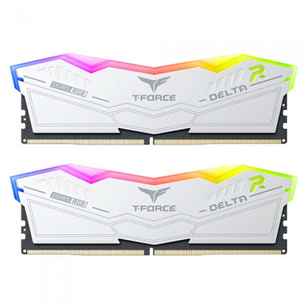 TeamGroup T-Force DDR5-6000 CL38 Delta RGB 화이트 패키지 서린 (16GB(8Gx2))
