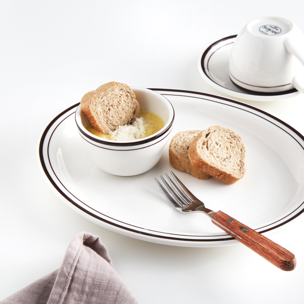 시라쿠스 뉴욕 킹스인 레트로 빈티지 디저트 카페 도자기 / 미니 볼 9.5cm - 상세 이미지 3