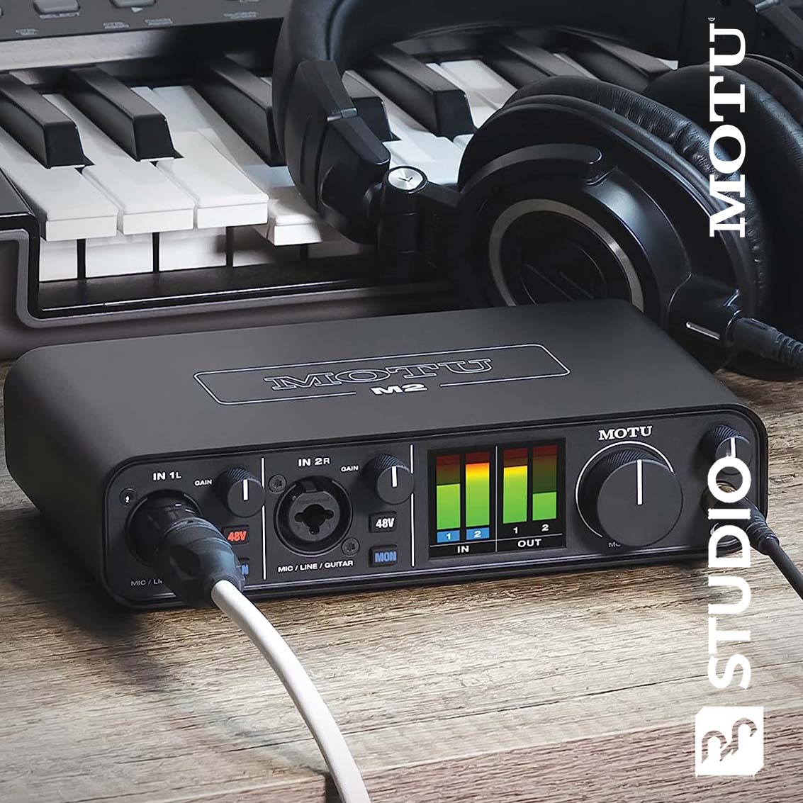MOTU M2 모투 USB 오디오 인터페이스 홈레코딩 스트리밍 - 상세 이미지 2