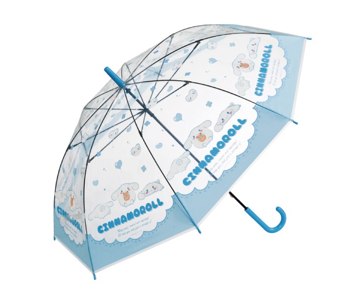 산리오 우산 초등학생 3단 양산 시나모롤 쿠로미 마이멜로디 포차코 투명