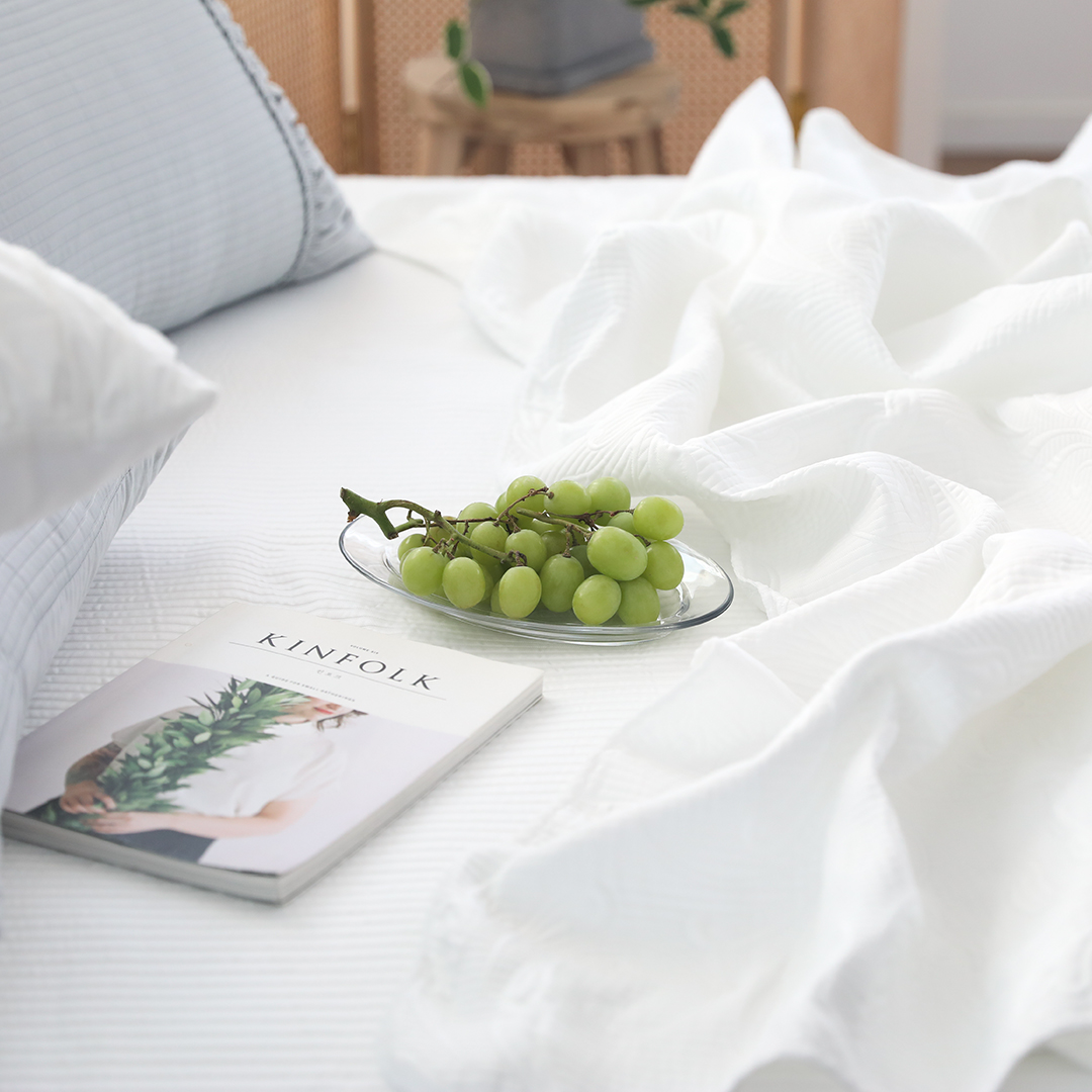 여름 냉감패드 고정밴드 휴비스 듀라론 쿨 냉감 침대패드 4색상