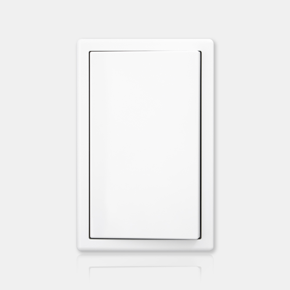 베코 보노 전기 전등 스위치 커버 1구 유럽형 스타일 화이트