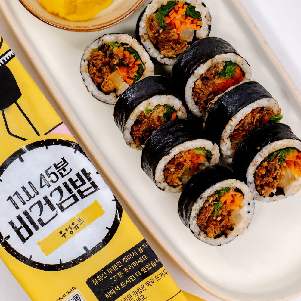 11시45분 곤약김밥 우엉 유부 비건 냉동도시락 220g - 상세 이미지 2