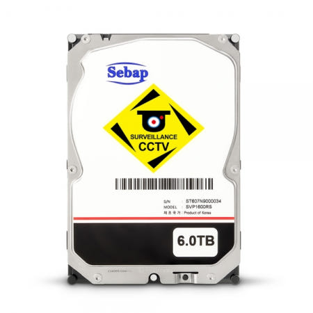 Sebap Sebap 세바프 BUSCAR CCTV전용 HDD SVP1600RS 6TB (리퍼비시)