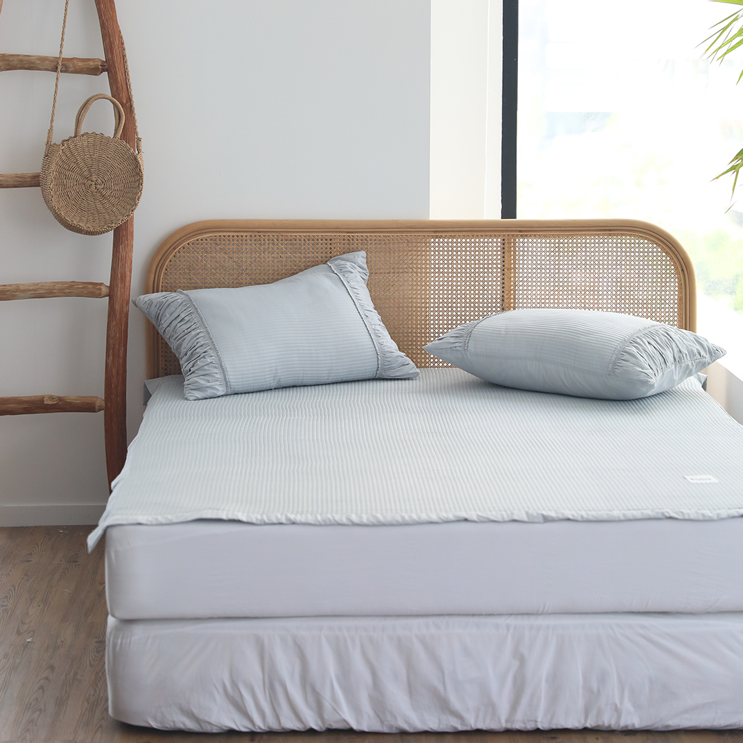 여름 냉감패드 고정밴드 휴비스 듀라론 쿨 냉감 침대패드 4색상