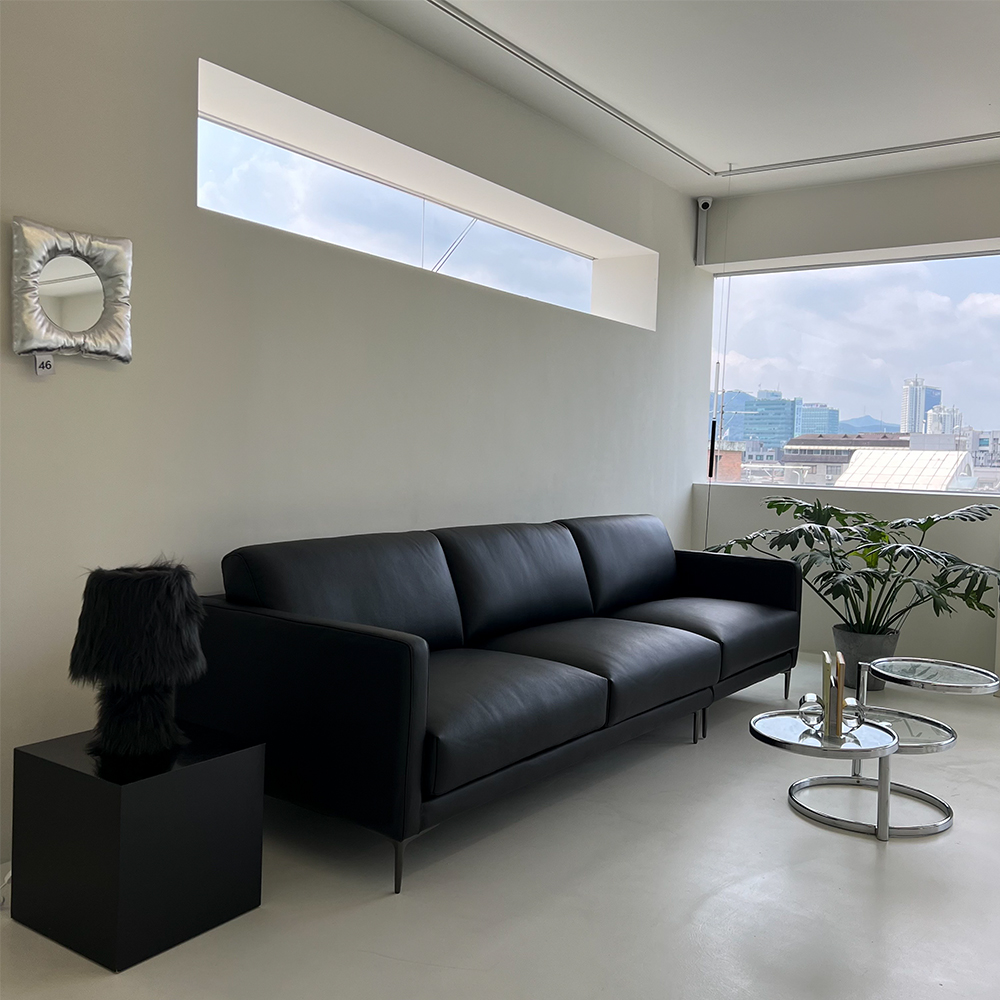 시몬 소파 이태리 영국 풀그레인 에닐린 애닐린 전체 천연 가죽 올가죽 카우치 디자인 소파