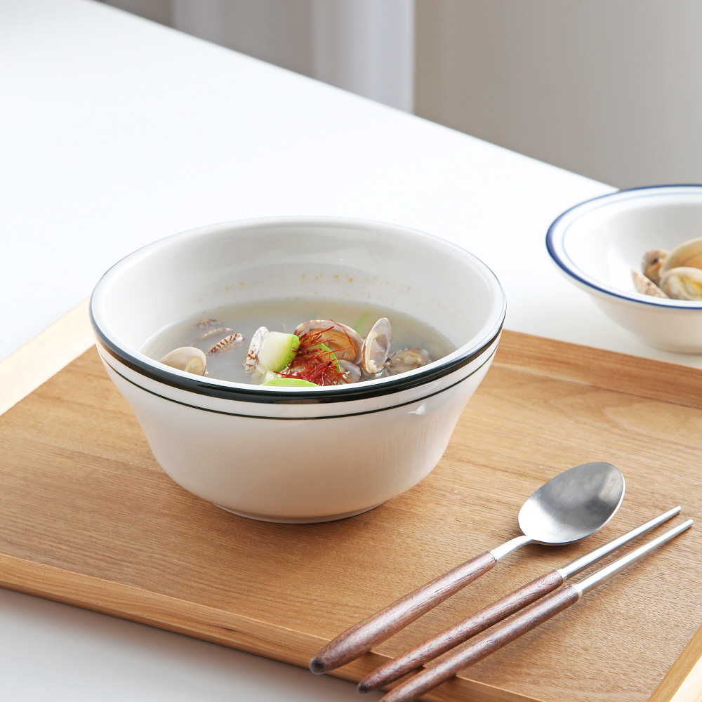 시라쿠스 뉴욕 킹스인 레트로 빈티지 디저트 카페 도자기 / 면기 18cm