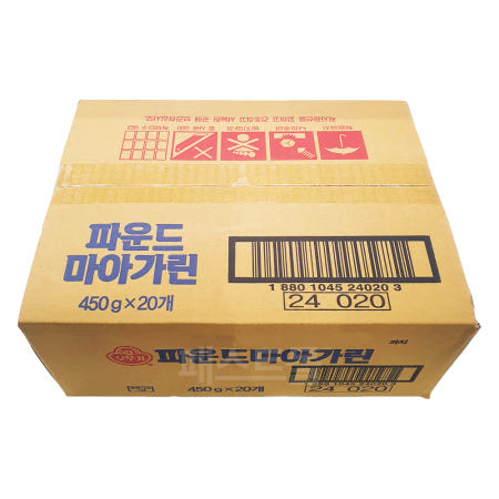 오뚜기 파운드 마아가린 450g, 20개