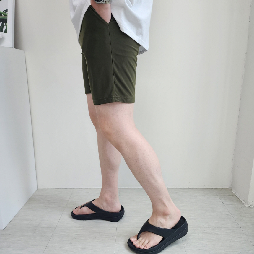 남자 냉장고 반바지 여름 사방스판 팬츠 이미지 2